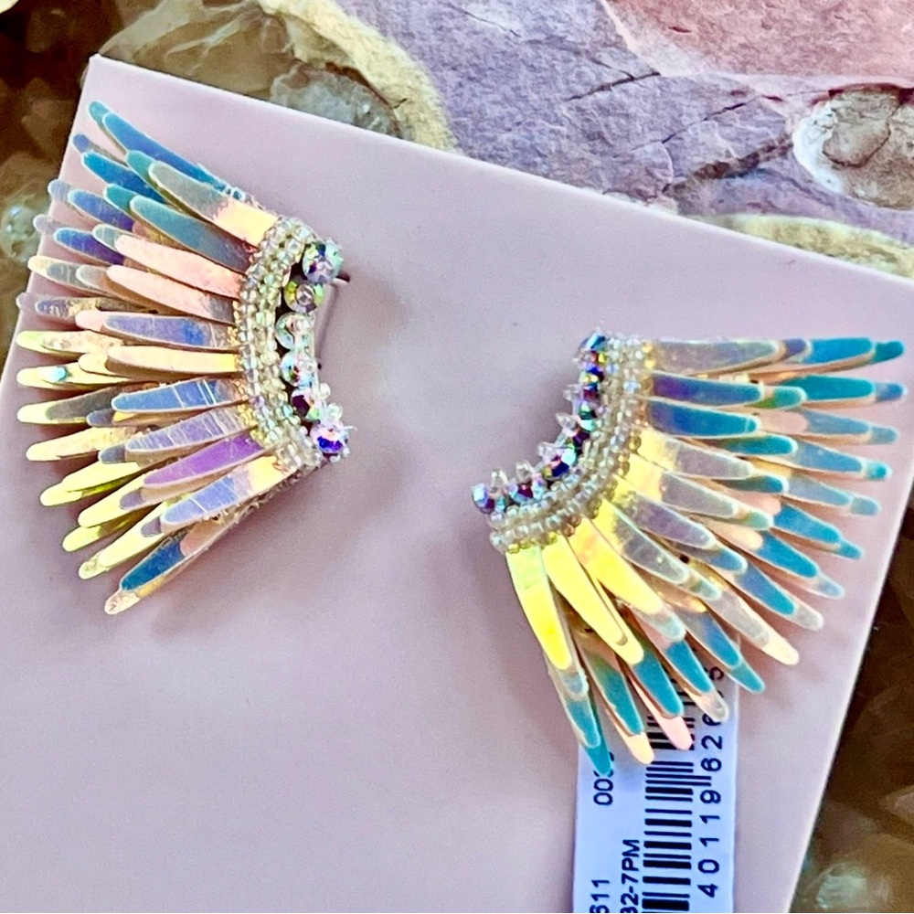 🌺🎉HP🎉🌺 NWT Mignonne Gavigan Mini Madeline Earrings Sunset